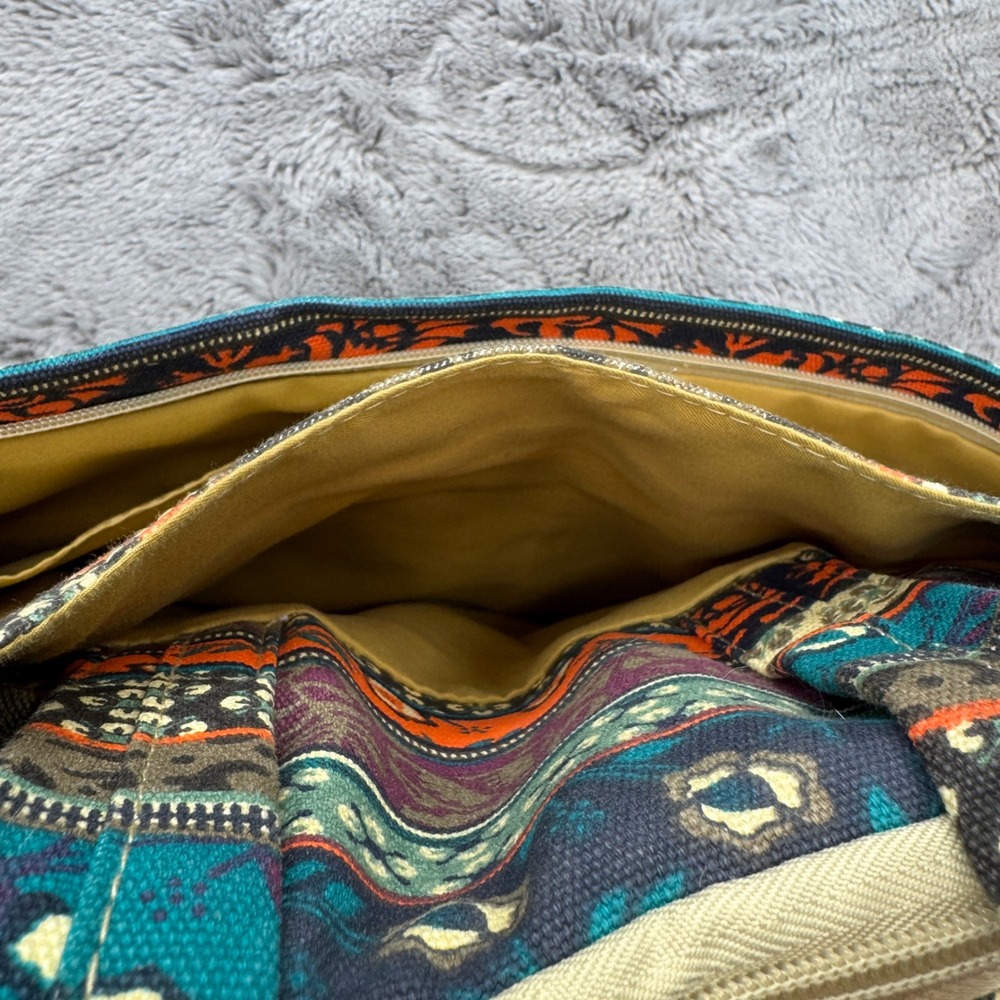 Kinmac Bohemian Laptop Bag Shoulder Strap Multi Color Floral Stripe 15.5 Inch - Picture 5 of 16